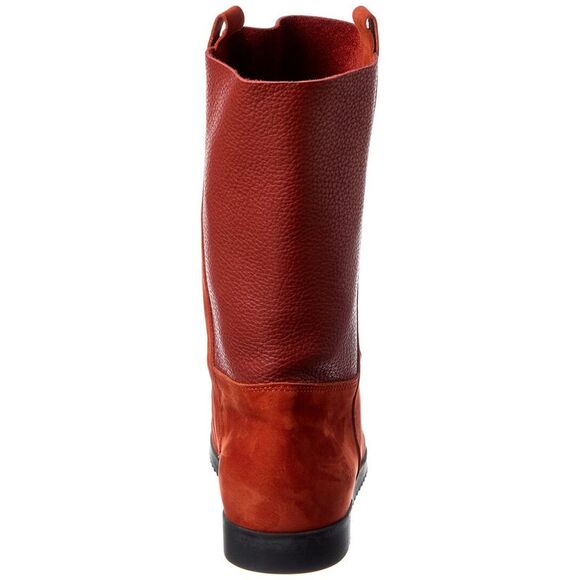 Arche Baokow Leather Boot, Red - Picture 3 of 5